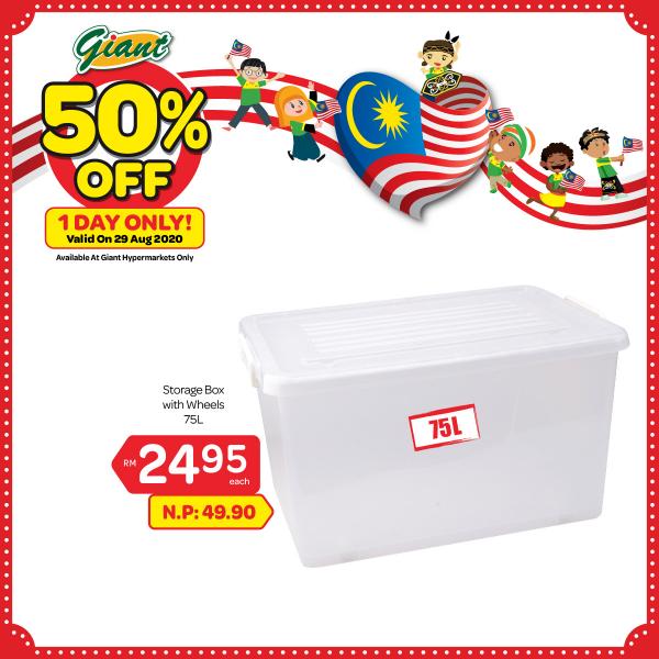 Giant Storage Box with Wheels 50% OFF Promotion (29 August 2020)
