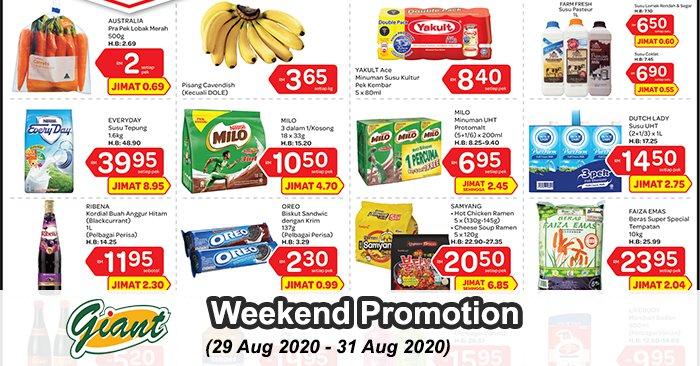 Giant Weekend Promotion (29 Aug 2020 - 31 Aug 2020)