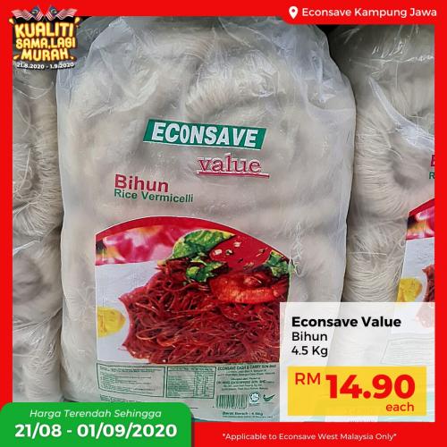 Econsave Choices Promotion (21 August 2020 - 1 September 2020)