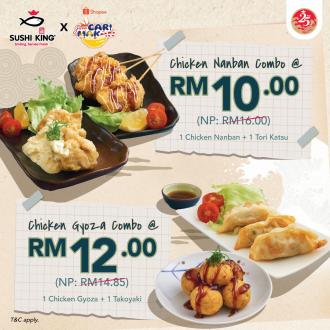 Sushi King Chicken Nanban Combo & Chicken Gyoza Combo Promotion on Shopee