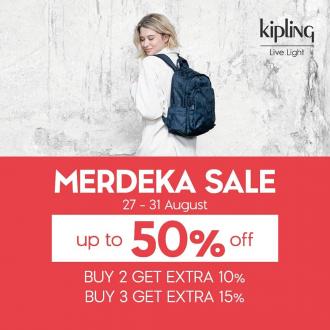 Kipling Merdeka Sale Up To 50% OFF at Genting Highlands Premium Outlets (27 Aug 2020 - 31 Aug 2020)