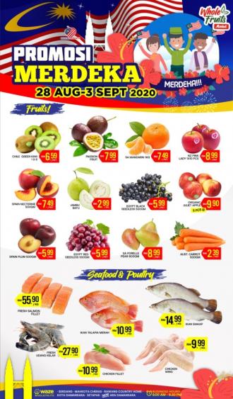 Whole Fruits Market Merdeka Promotion (28 August 2020 - 3 September 2020)