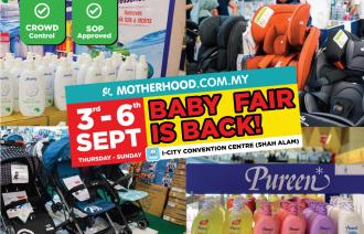 Motherhood Baby Fair Sale Discount Up To 99% at I-City Convention Centre (3 September 2020 - 6 September 2020)
