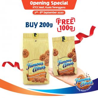 Famous Amos KTCC Mall Opening Promotion FREE Cookies (2 September 2020 - 8 September 2020)