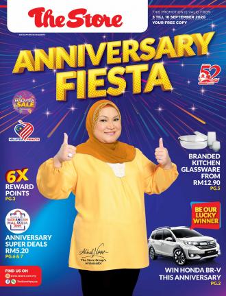 The Store Anniversary Fiesta Promotion Catalogue (3 September 2020 - 16 September 2020)