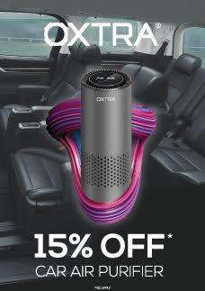 Trapo Oxtra Motion-Sensing Car Air Purifier 15% OFF Promotion