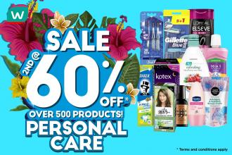 Watsons Personal Care Sale 2nd @ 60% OFF (1 Sep 2020 - 28 Sep 2020)