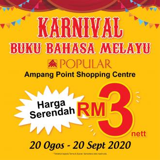 POPULAR Karnival Buku Melayu Promotion at Ampang Point (20 Aug 2020 - 20 Sep 2020)
