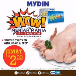 MYDIN Peninsular Malaysia Meriah Mania Promotion (12 March 2018 - 15 March 2018)