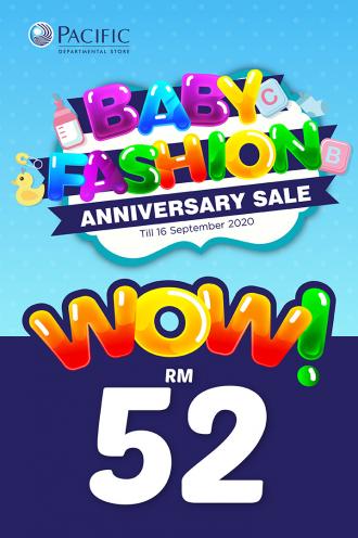 Pacific Hypermarket Baby Fashion Anniversary Sale (valid until 16 September 2020)