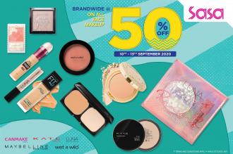 Sasa Face Makeup 50% OFF Sale (10 September 2020 - 13 September 2020)