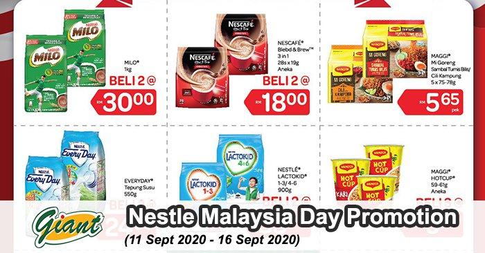 Giant Nestle Malaysia Day Promotion (11 Sep 2020 - 16 Sep 2020)