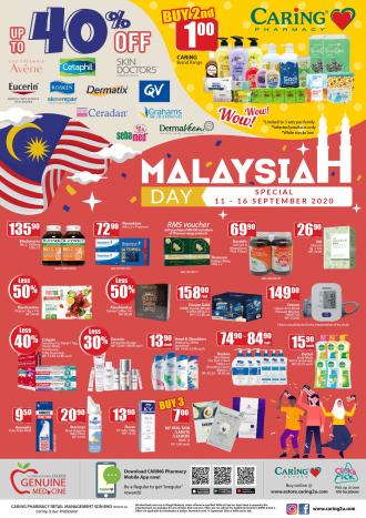 Caring Pharmacy Malaysia Day Promotion (11 September 2020 - 16 September 2020)