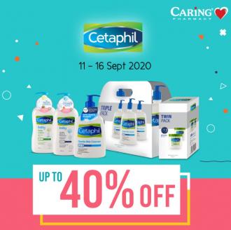 Caring Pharmacy Cetaphil Sale Up To 40% OFF (11 Sep 2020 - 16 Sep 2020)