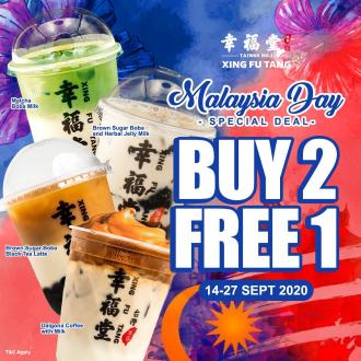 Xing Fu Tang Malaysia Day Promotion Buy 2 FREE 1 (14 September 2020 - 27 September 2020)