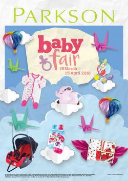 Parkson Malaysia Baby Fair Promotion Catalogue (15 March 2018 - 15 April 2018)
