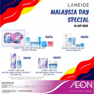 AEON Laneige Malaysia Day Promotion (valid until 30 September 2020)