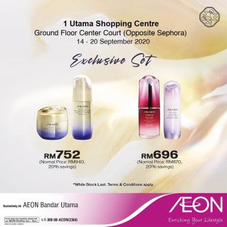 Shiseido Roadshow Sale at AEON Bandar Utama (14 September 2020 - 20 September 2020)