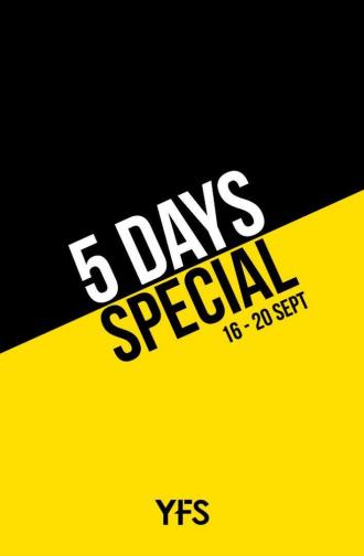 YFS 5 Days Special Sale (16 September 2020 - 20 September 2020)