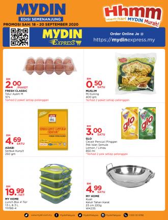 MYDIN Hari-Hari Murah Promotion (18 September 2020 - 20 September 2020)