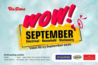 The Store Wow September Electrical, Household & Stationery Promotion (valid until 23 Sep 2020)