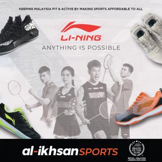 Li-Ning Sale at Al-Ikhsan Online Store (17 September 2020 - 16 October 2020)