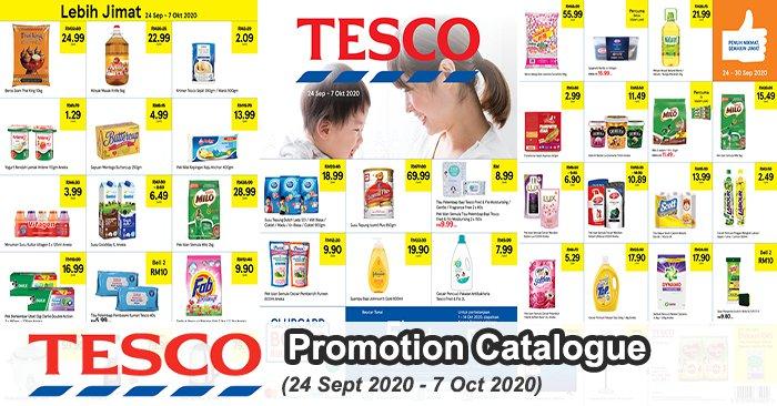 Tesco Promotion Catalogue (24 Sep 2020 - 7 Oct 2020)
