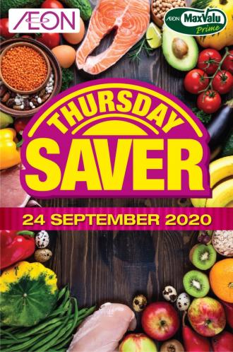 AEON Supermarket Thursday Savers Promotion (24 Sep 2020)