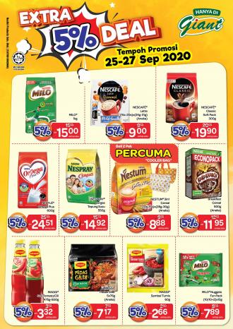 Giant Nestle Products Promotion (25 September 2020 - 27 September 2020)