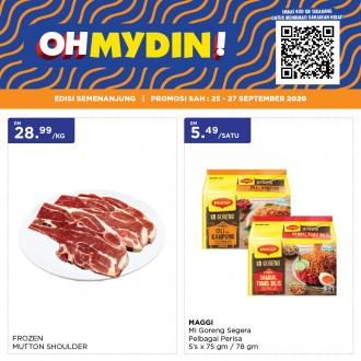 MYDIN Weekend Promotion (25 September 2020 - 27 September 2020)