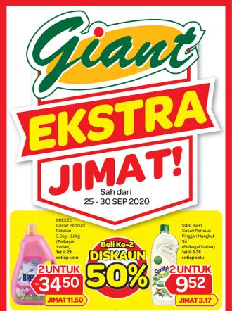 Giant Cleaning Products Promotion (25 September 2020 - 30 September 2020)