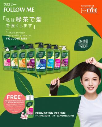 AEON BiG FREE Follow Me Green Tea Conditioner Promotion (1 September 2020 - 30 September 2020)