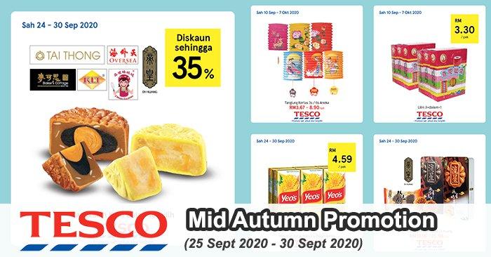 Tesco Mid Autumn Festival Promotion (25 Sep 2020 - 30 Sep 2020)