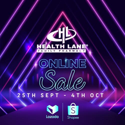 Health Lane Online Sale 2020 on Shopee & Lazada (25 September 2020 - 4 October 2020)