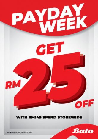 Bata Payday Week Promotion RM25 OFF