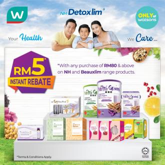 Watsons NH Detoxlim RM5 Instant Rebate Promotion (valid until 2 Nov 2020)