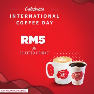 San Francisco Coffee International Coffee Day Coffee @ RM5 Promotion (1 Oct 2020)