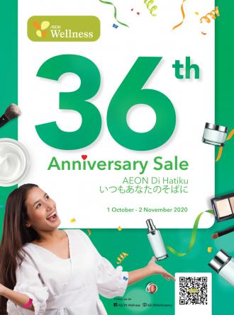 AEON Wellness 36th Anniversary Sale Catalogue (1 October 2020 - 2 November 2020)