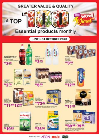 AEON Top 100 Essential Products Promotion (1 October 2020 - 31 October 2020)