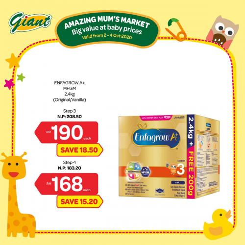 Giant Baby Fair Promotion (2 October 2020 - 4 October 2020)