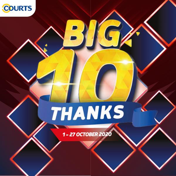 COURTS Big 10 Thanks Promotion (1 October 2020 - 27 October 2020)