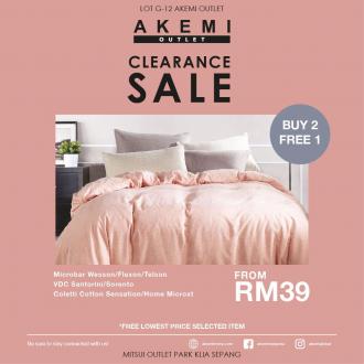 Akemi Outlet October Clearance Sale at Mitsui Outlet Park (1 Oct 2020 - 31 Oct 2020)