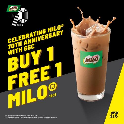 GSC Milo Buy 1 FREE 1 Promotion (valid until 31 October 2020)
