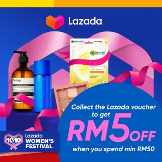 Lazada 10.10 Sale RM5 OFF Promotion With Touch 'n Go eWallet (10 October 2020)