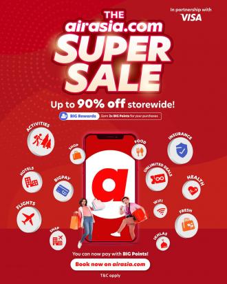Airasia.com Super Sale Up To 90% OFF (12 October 2020 - 18 October 2020)