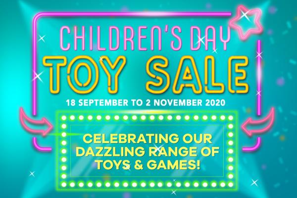 Toys R Us Children's Day Toy Sale (18 September 2020 - 2 November 2020)