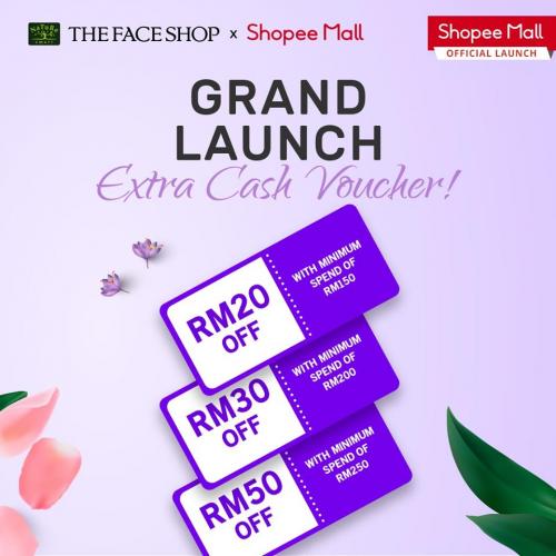 The Face Shop Grand Launch Promotion on Shopee (18 October 2020)