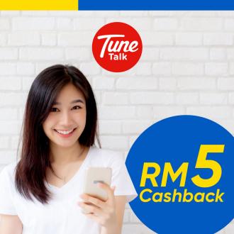 Tune Talk RM5 Cashback Promotion with Touch 'n Go eWallet (15 October 2020 - 31 December 2020)