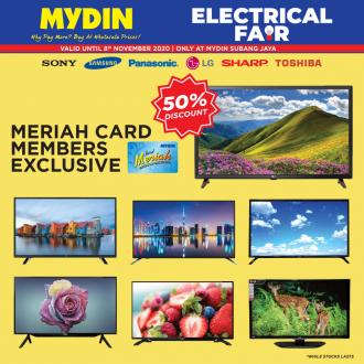 MYDIN USJ Subang Jaya Electrical Fair Promotion (valid until 8 November 2020)