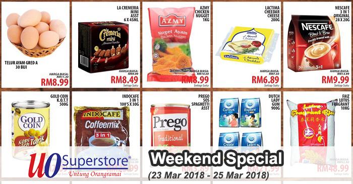 UO SuperStore Segamat Weekend Special Promotion (23 March 2018 - 25 March 2018)